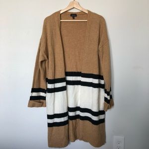 Topshop Colorblock Cardigan